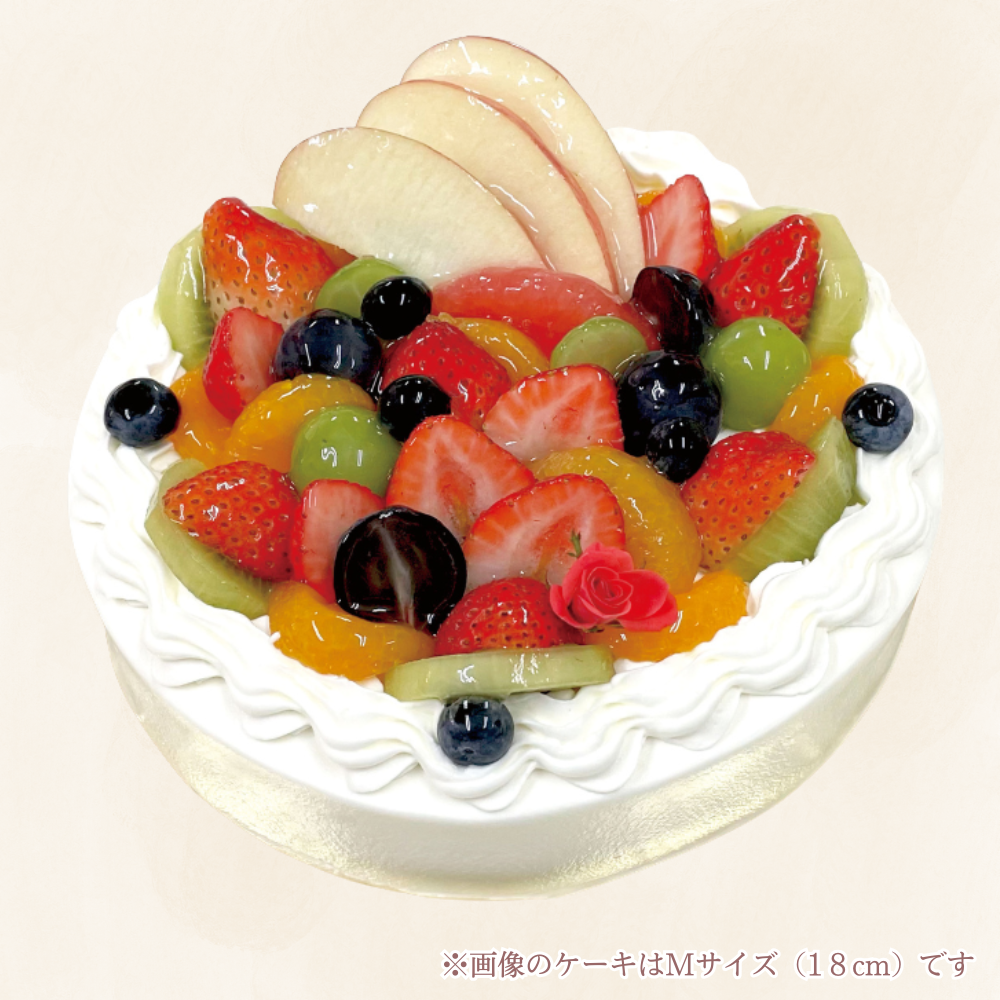 フルーツの森 デコレーションケーキ